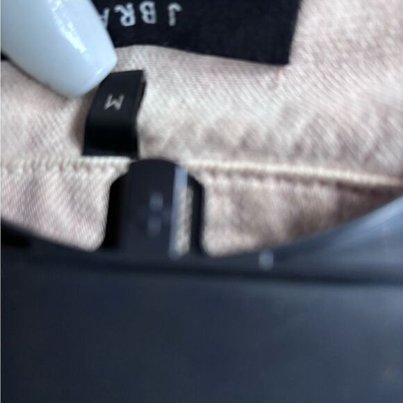 J Brand Cream Distressed & Ripped
Denim Buttoned Jacket M - Picture 11 of 13